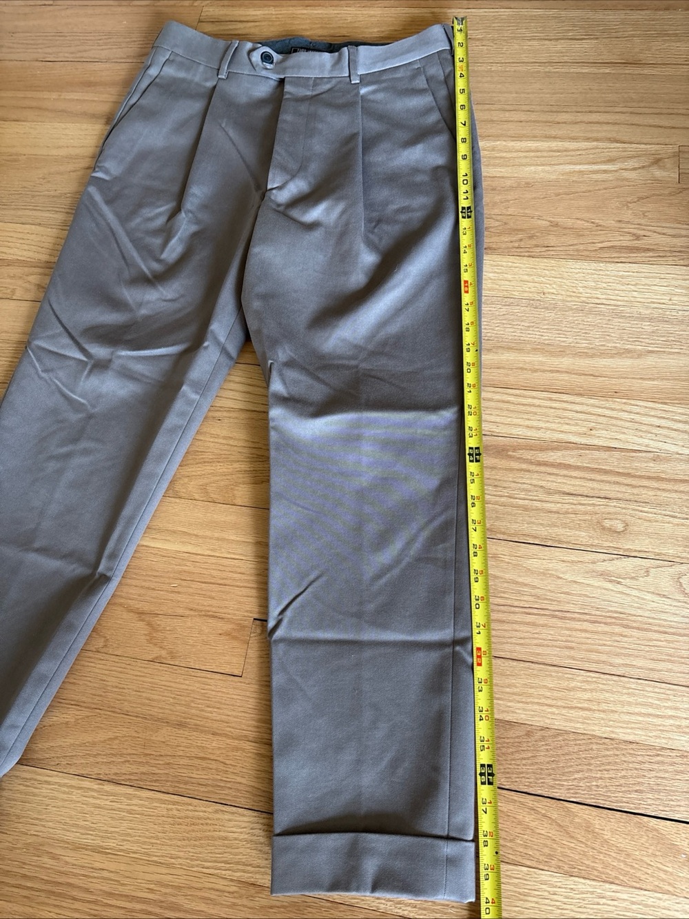 NWT Todd Snyder Italian Cotton Twill Madison Suit Pant in Khaki, 32 - Picture 7 of 10